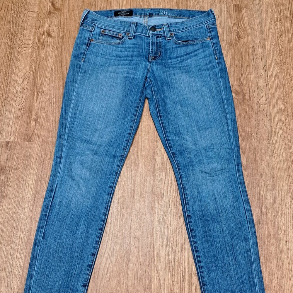 J. Crew Toothpick Ankle Medium Blue Rinse Jeans Size 26